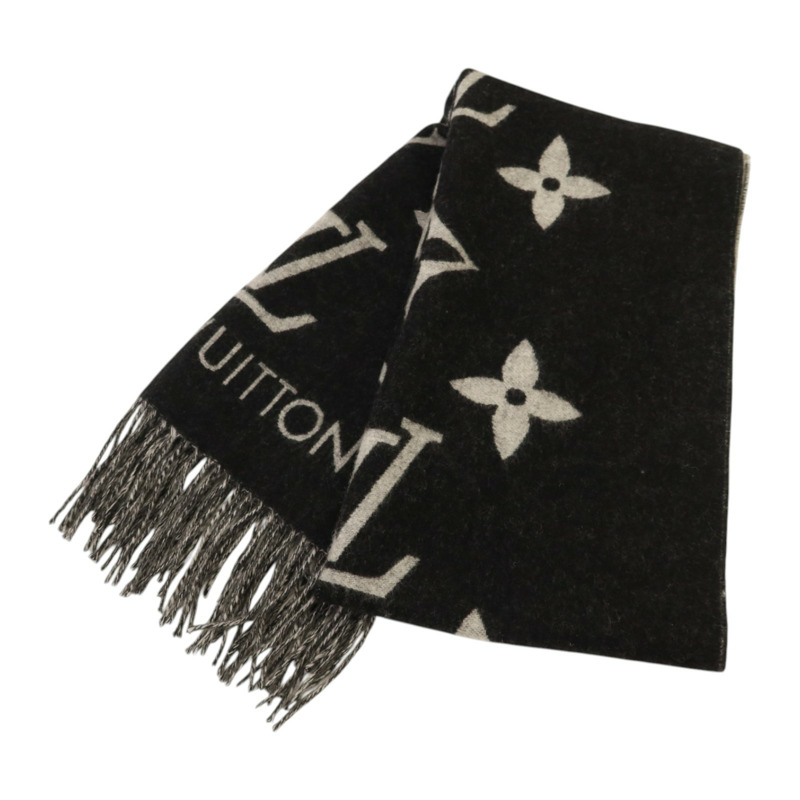 LOUIS VUITTON 羊絨Reykjavik 190x45圍巾-5