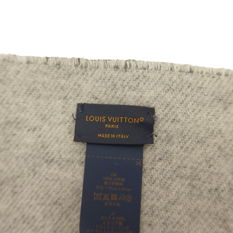 LOUIS VUITTON 羊絨Reykjavik 190x45圍巾-7