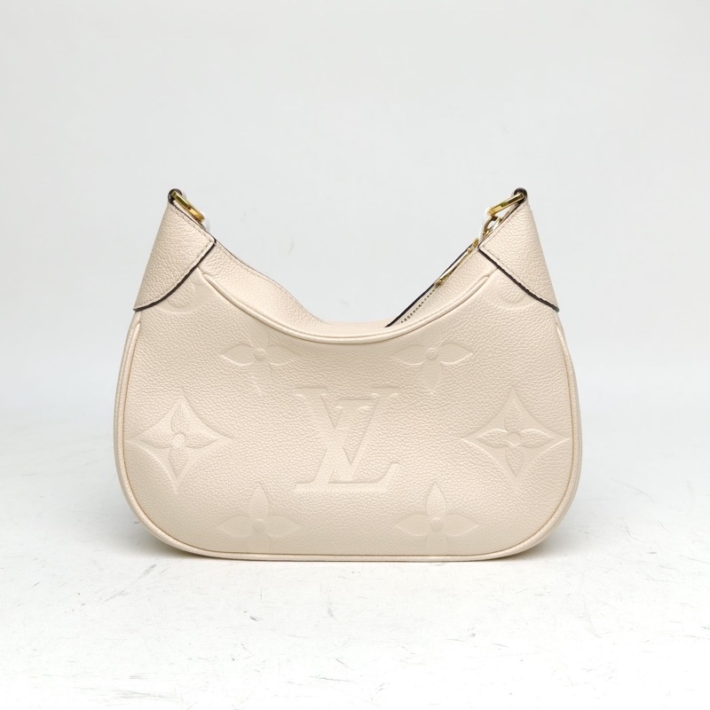 LOUIS VUITTON 米白色牛皮晶片BOULOGNE牛角包壓紋粒面-2