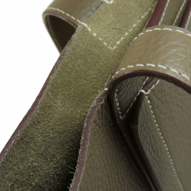 愛馬仕 Cabasellier 31 Etoupe 手提包,Taurillon 皮革,女士款-9