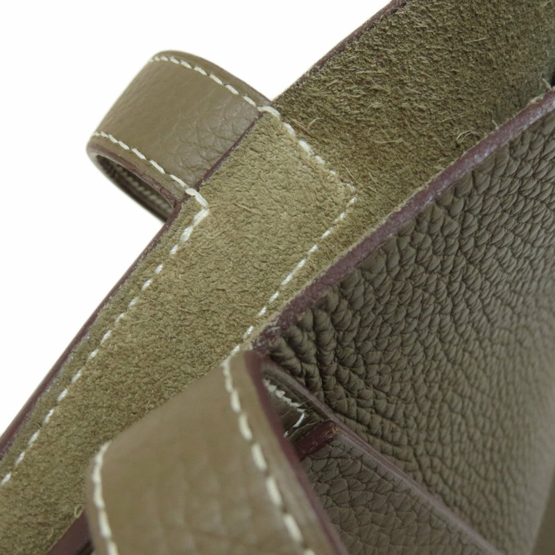 愛馬仕 Cabasellier 31 Etoupe 手提包,Taurillon 皮革,女士款-10