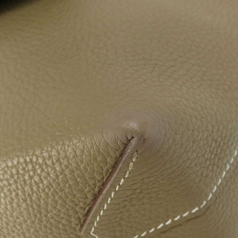 愛馬仕 Cabasellier 31 Etoupe 手提包,Taurillon 皮革,女士款-17