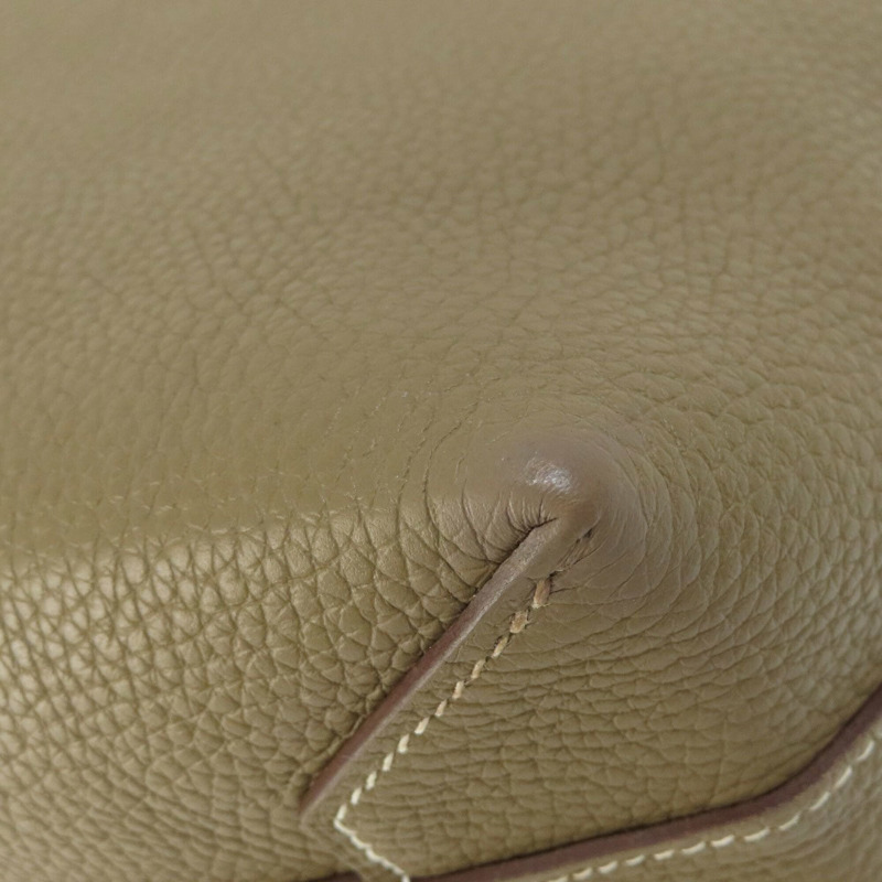 愛馬仕 Cabasellier 31 Etoupe 手提包,Taurillon 皮革,女士款-19