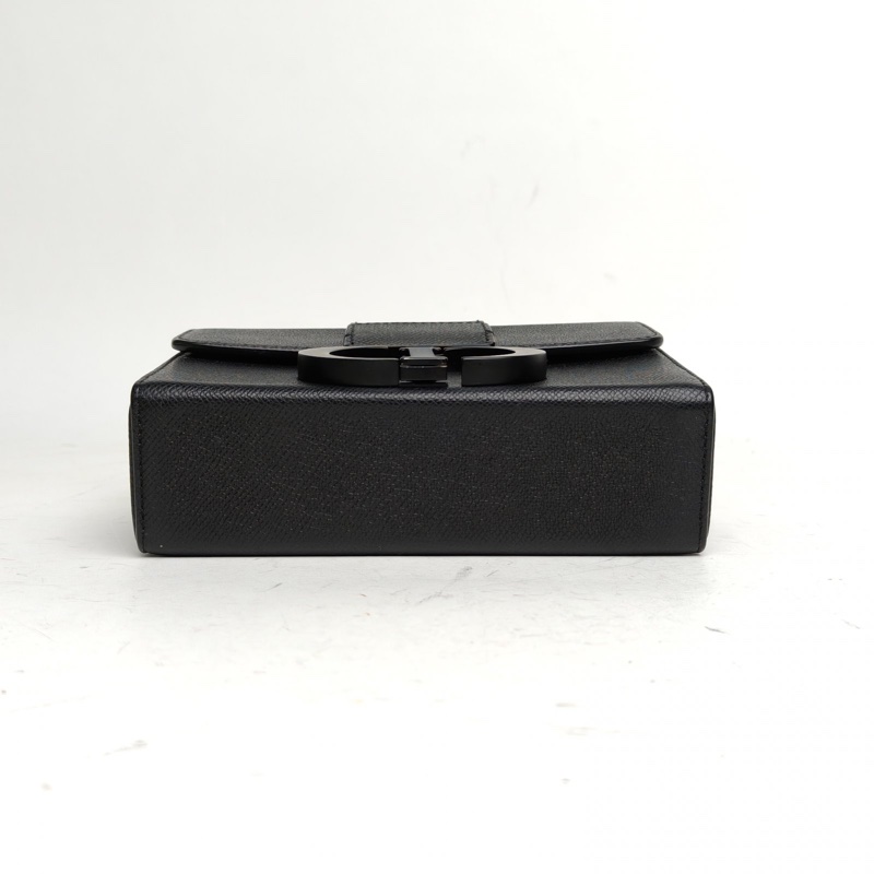 DIOR 30Montaigne蒙田Box黑色牛皮黑扣-3