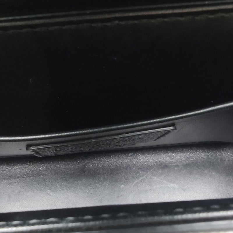 DIOR 30Montaigne蒙田Box黑色牛皮黑扣-5