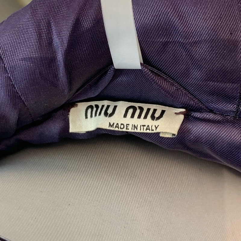 Miu Miu 中古款 💜💜紫色大衣連帽 學院風💜💜-2