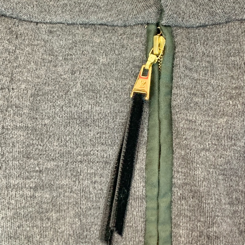 ‼️中古百搭款‼️Louis Vuitton 👑灰色羊毛長裙 🩶🩶-6