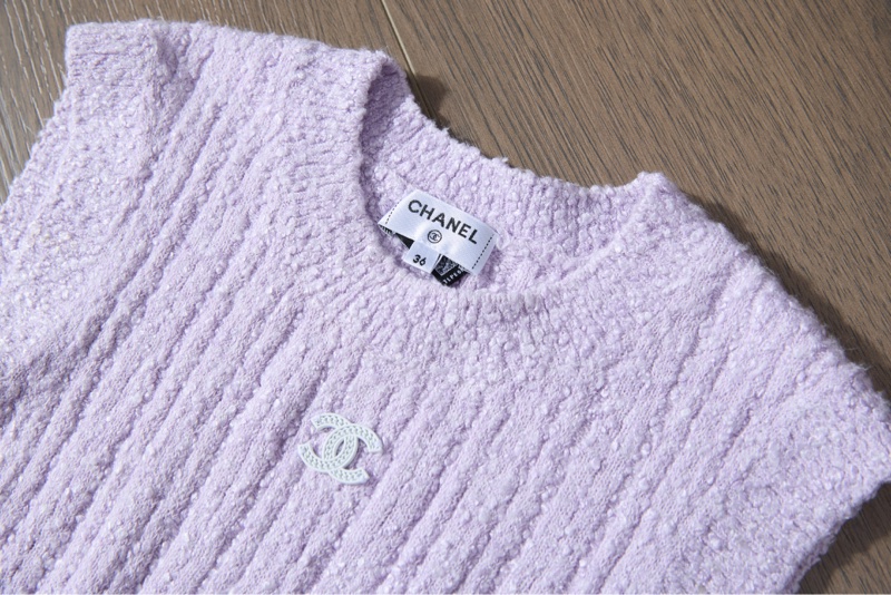 ❤️Chanel 淡紫色背心-1