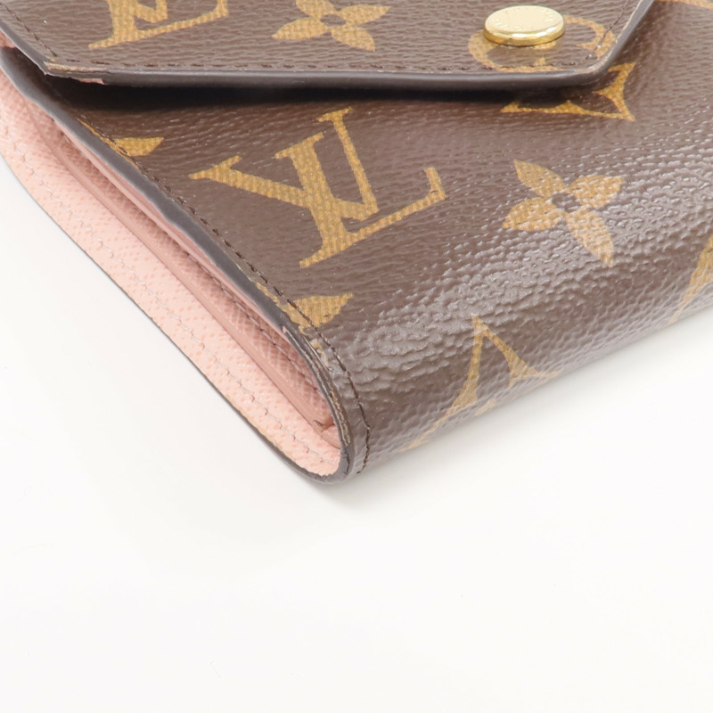 LOUIS VUITTON Monogram Victorine Wallet金扣錢包-7