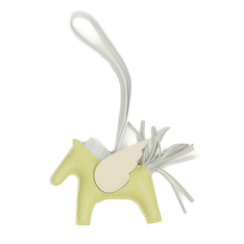 HERMES Milo/Swift皮革Rodeo Pegase PM掛飾