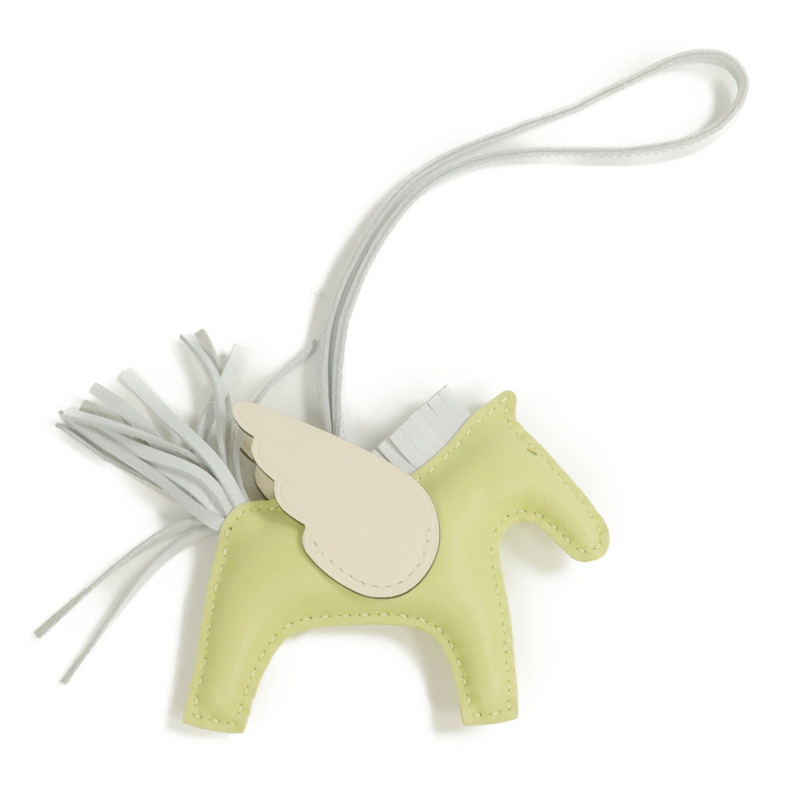 HERMES Milo/Swift皮革Rodeo Pegase PM掛飾-1