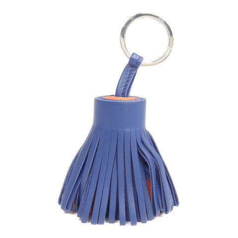 HERMES Milo羊皮皮革Carmen Charm銀扣掛飾