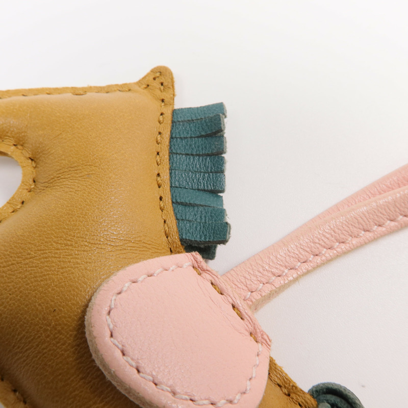 HERMES Milo皮革Rodeo Pegase PM掛飾-4