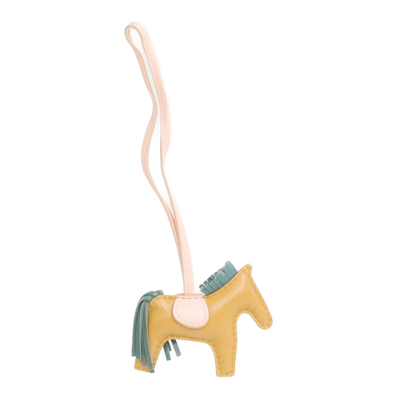 HERMES Milo皮革Rodeo Pegase PM掛飾-9