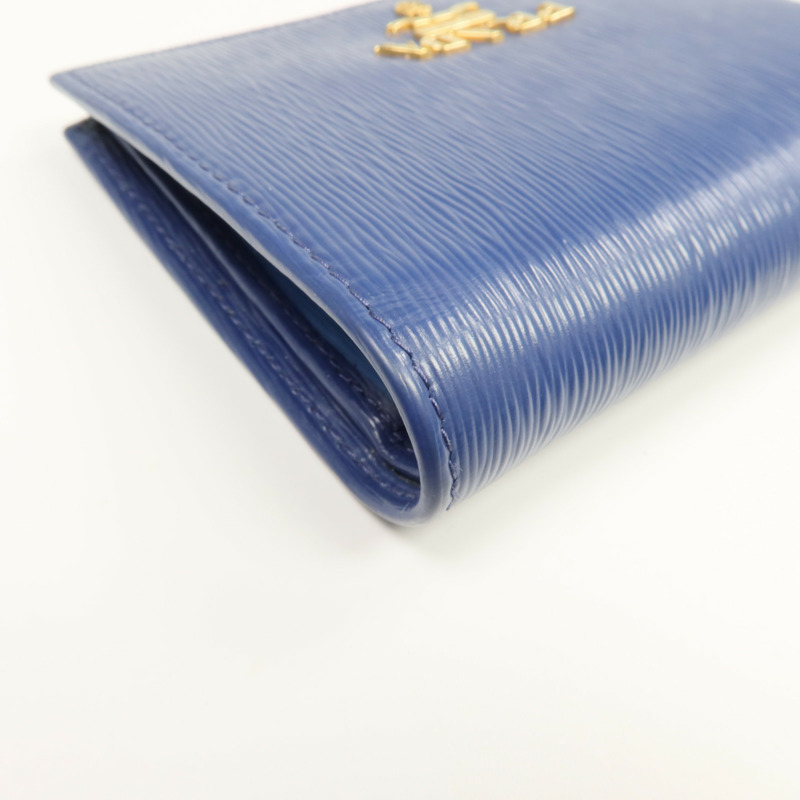 PRADA 牛皮皮革Wallet金扣長錢包-12