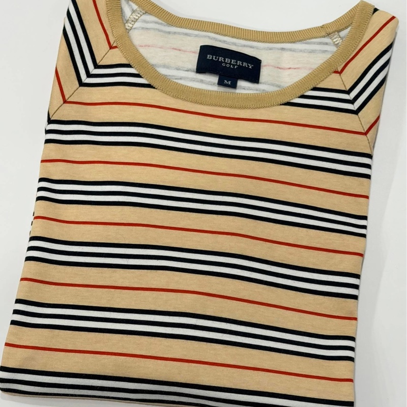 BURBERRY GOLF 經典款橫條上衣-3