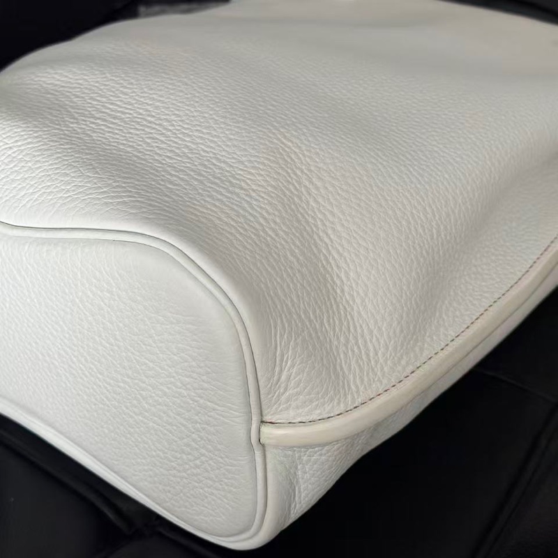 🌈Hermes🧡So Kelly 26🧡01純白色拼色銀扣🌈98.5新🌈🌟Togo皮🌟sokelly26🌟notsokelly22🌟sokelly🌟愛馬仕🌟-8