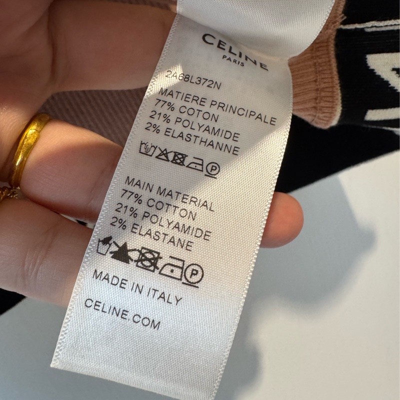 celine藕粉色黑字母背心 水水必備❤️‍🔥-9