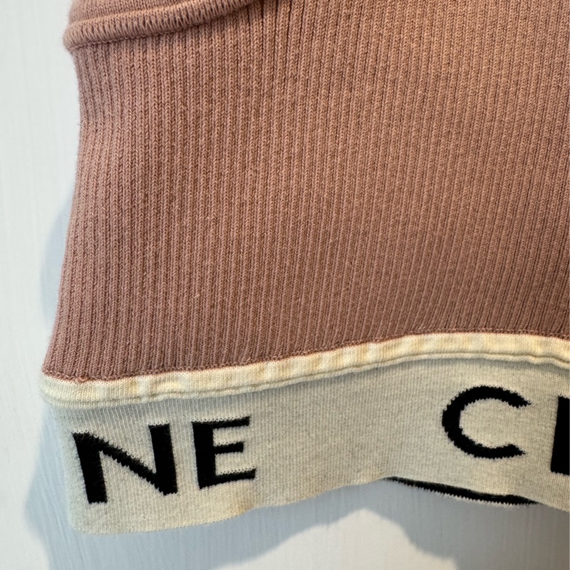 celine藕粉色黑字母背心 水水必備❤️‍🔥-13