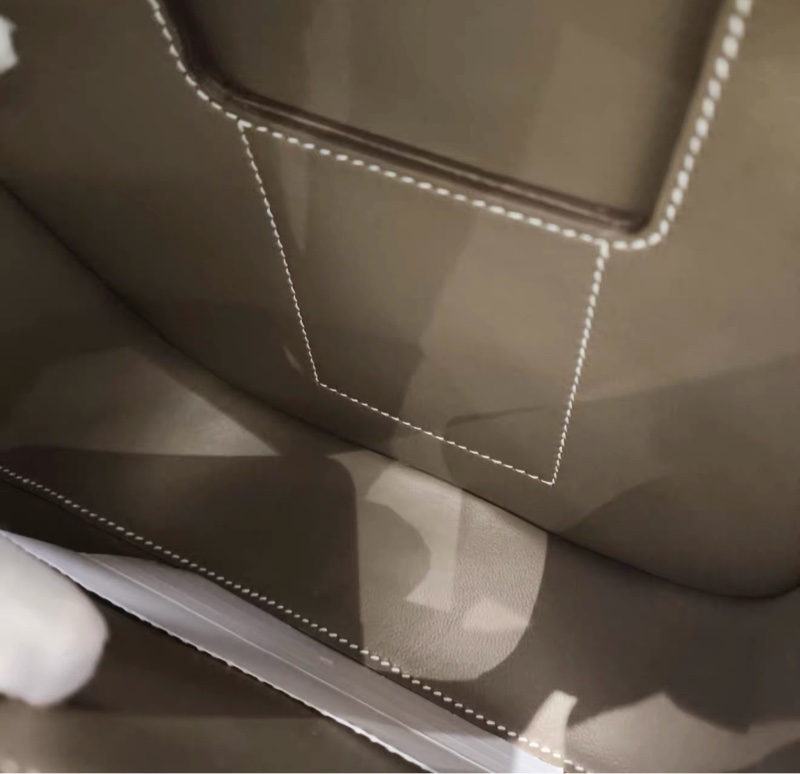 🌈Hermes🧡Mini Della🧡大象灰金扣🌟98.5新🌟Epsom皮🌟minidella🌟della🌟愛馬仕🌟-1