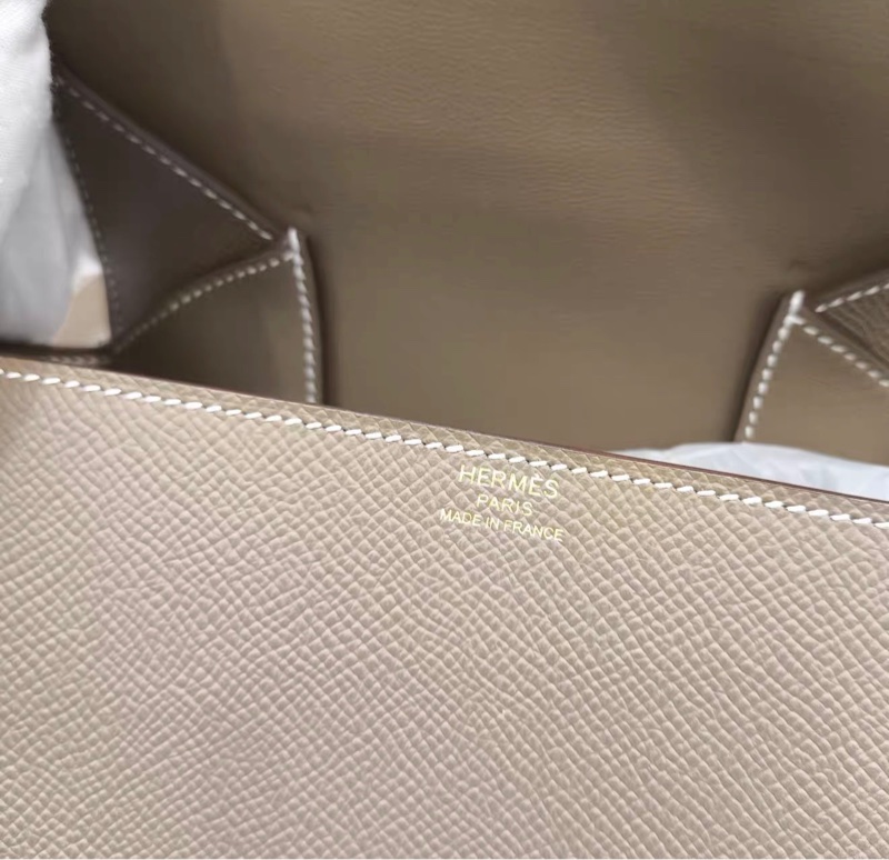 🌈Hermes🧡Mini Della🧡大象灰金扣🌟98.5新🌟Epsom皮🌟minidella🌟della🌟愛馬仕🌟-2
