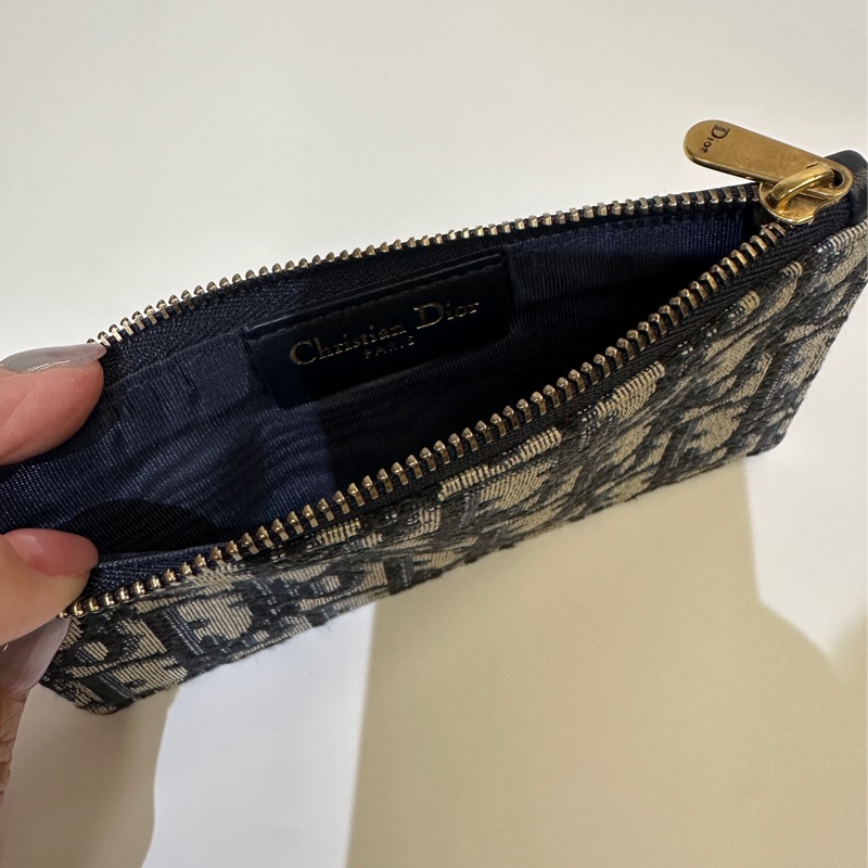 Dior 藍緹花布Saddle woc-6