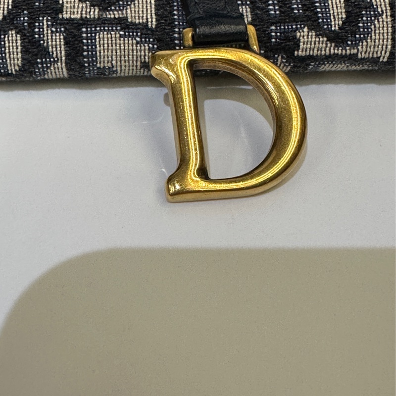 Dior 藍緹花布Saddle woc-10