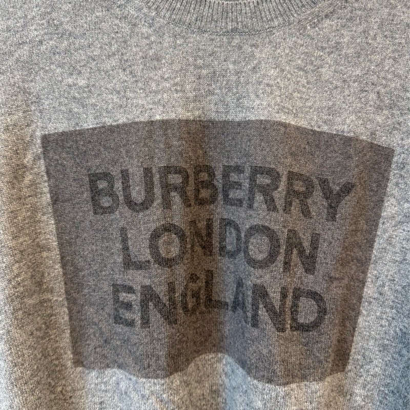 Burberry 灰色山羊絨短袖上衣 ❤️‍🔥-4
