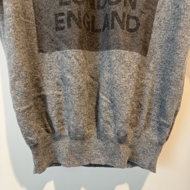 Burberry 灰色山羊絨短袖上衣 ❤️‍🔥-5