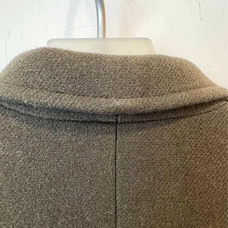 Ysl墨綠色短版西裝外套-16