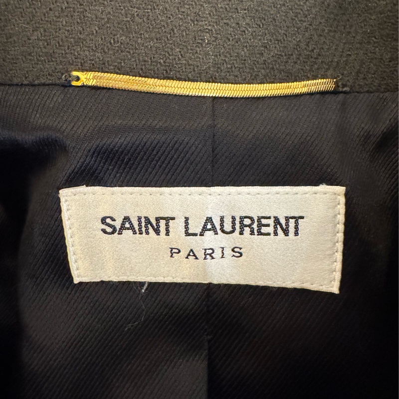 Ysl墨綠色短版西裝外套-19