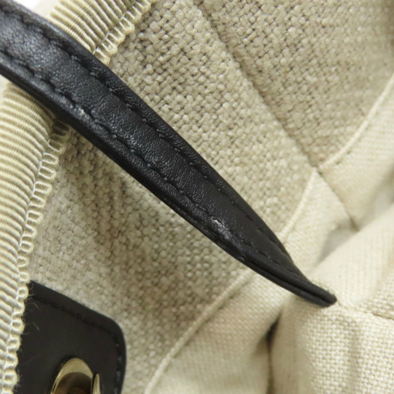 香奈兒 Deauville 金色五金托特包帆布女款 CHANEL-17