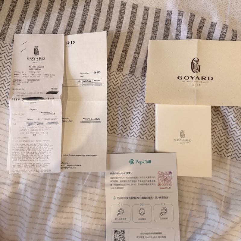 GOYARD 翻蓋皮扣郵差包-5