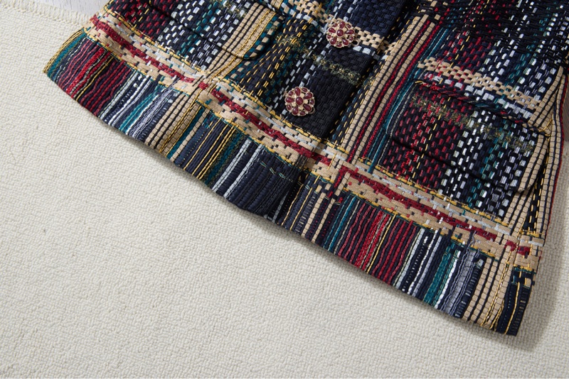 ❤️ CHANEL彩色格紋粗花呢馬甲復古-3