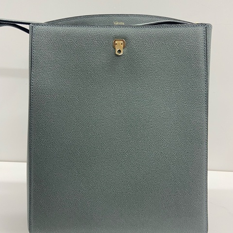 全新 Valextra水桶 brera shoulder bag 水桶包 霧霾藍