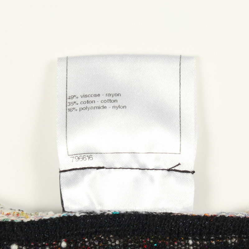 香奈兒斜紋軟呢洋裝 P41306K03063 人造絲棉尼龍混紡 藏青色 多色 #36 二手女裝-3