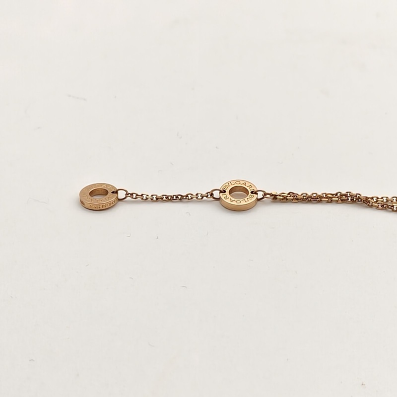 BVLGARI DIVASDREAM小扇子手鏈18K玫瑰金/紅玉髓M-L碼-3