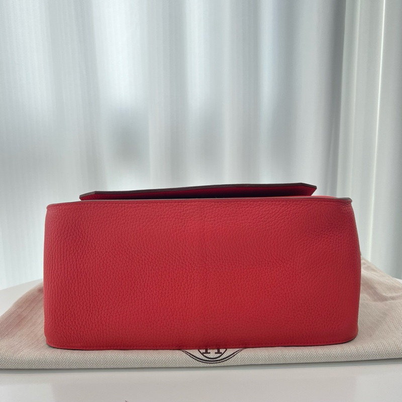 愛馬仕/Hermes 吉普賽31 杜鵑紅 X刻 閒置新-7