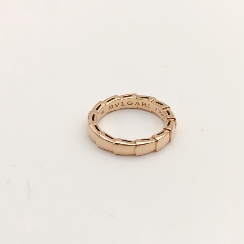 BVLGARI SERPENTIVIPER戒指18K玫瑰金50-1