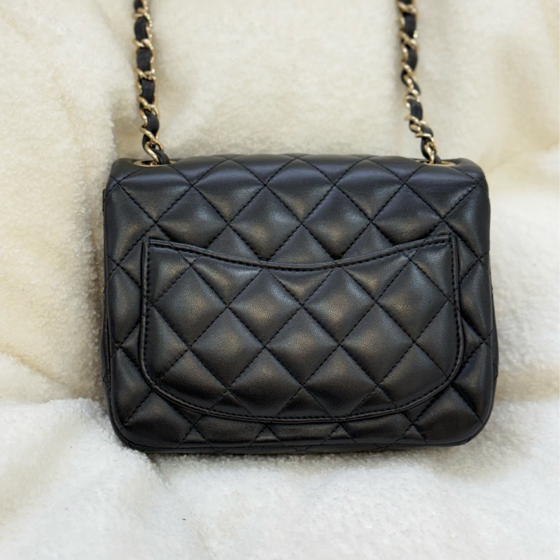 （香港購證🇭🇰全配）Chanel 經典黑金方胖子 ✨膠膜未撕-1