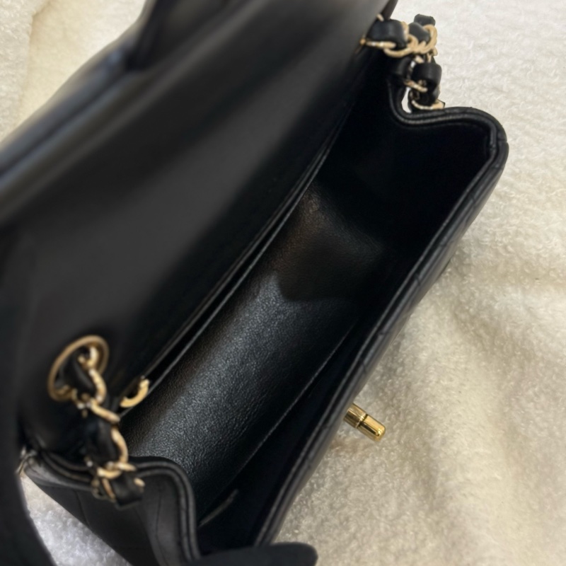（香港購證🇭🇰全配）Chanel 經典黑金方胖子 ✨膠膜未撕-7