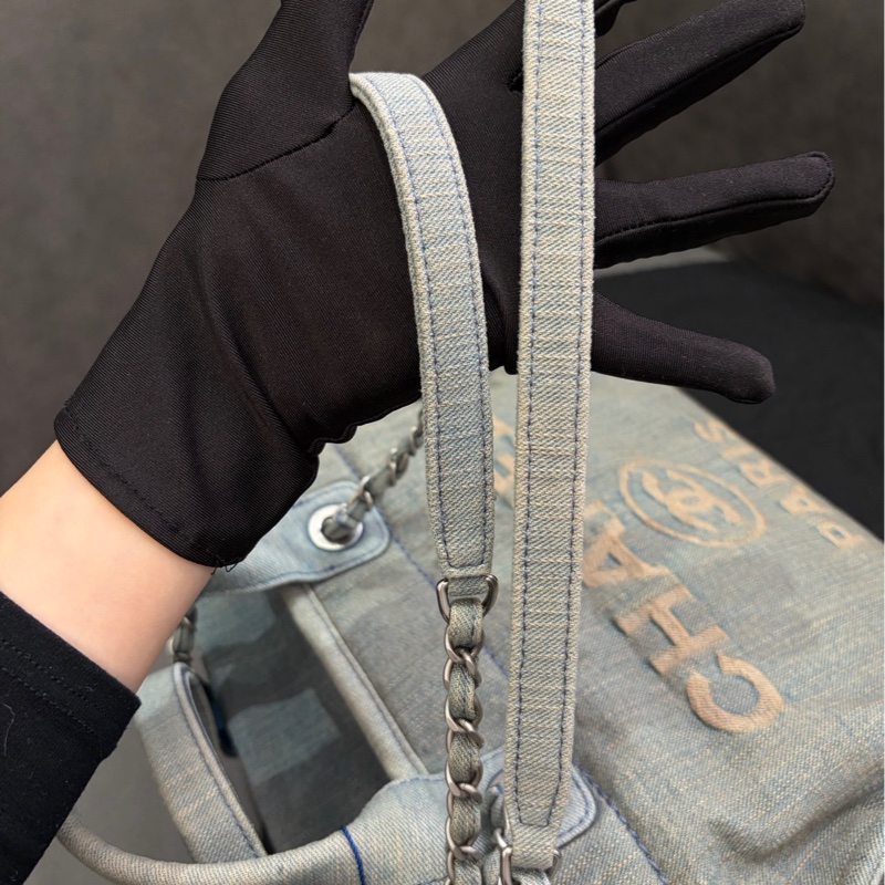 Chanel香奈兒 23ss 牛仔沙灘包 中號-6