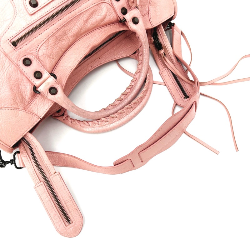 Balenciaga 巴黎世家 city 中號機車 粉-8