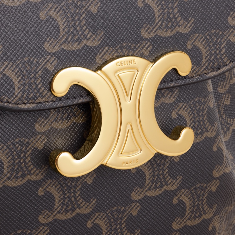 Celine 女士 BONNIE標誌印花背包均碼碼25cm*13cm*18cm-4