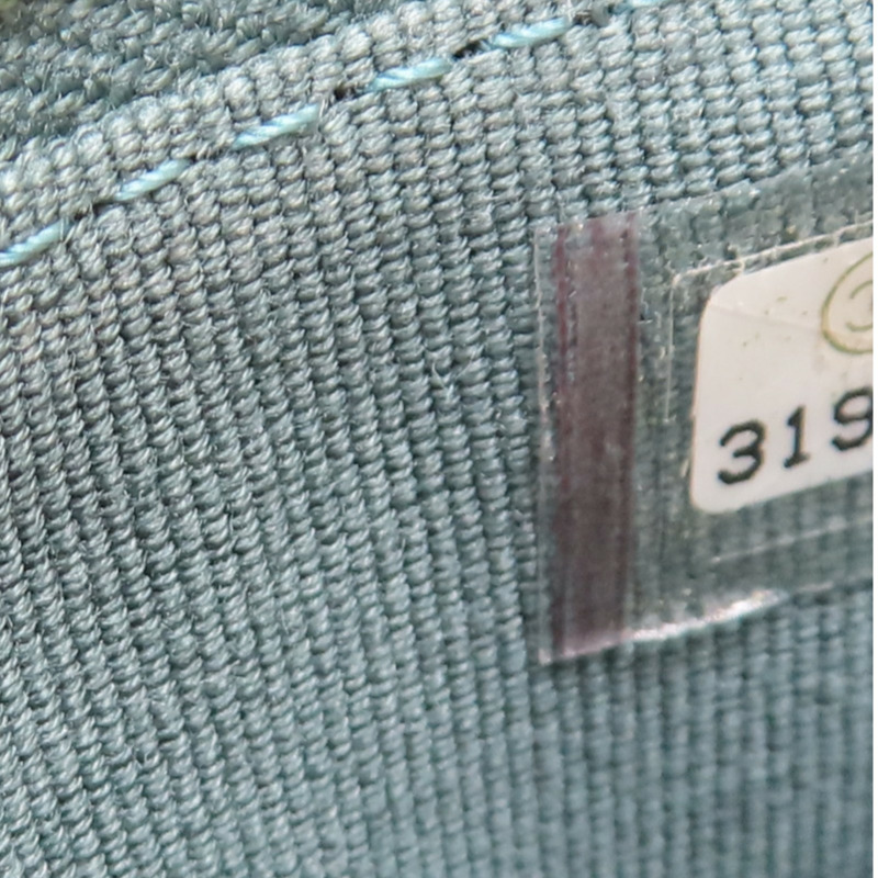 金屬藍 菱格紋 牛皮 Compact Zip 短夾【CHANEL 香奈兒】-8