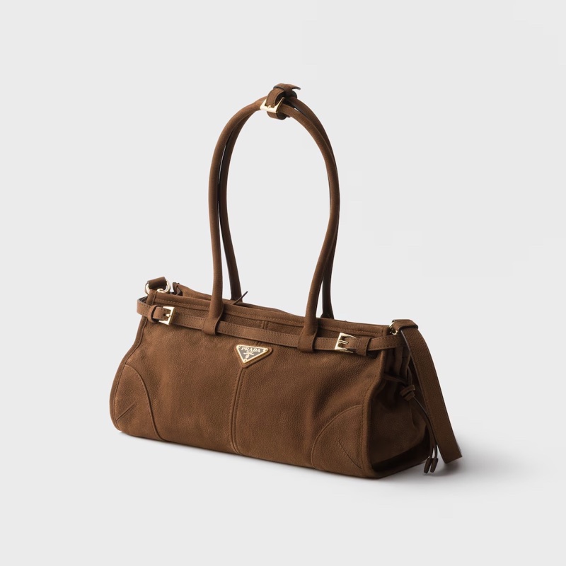 Prada 女士 Prada Bonnie 中號手提包均碼碼中號、32cm*12cm*15.5cm-8