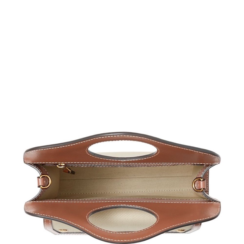 Burberry 女士 迷你雙色拼接口袋包均碼碼常規、23cm*6cm*26.5cm-5