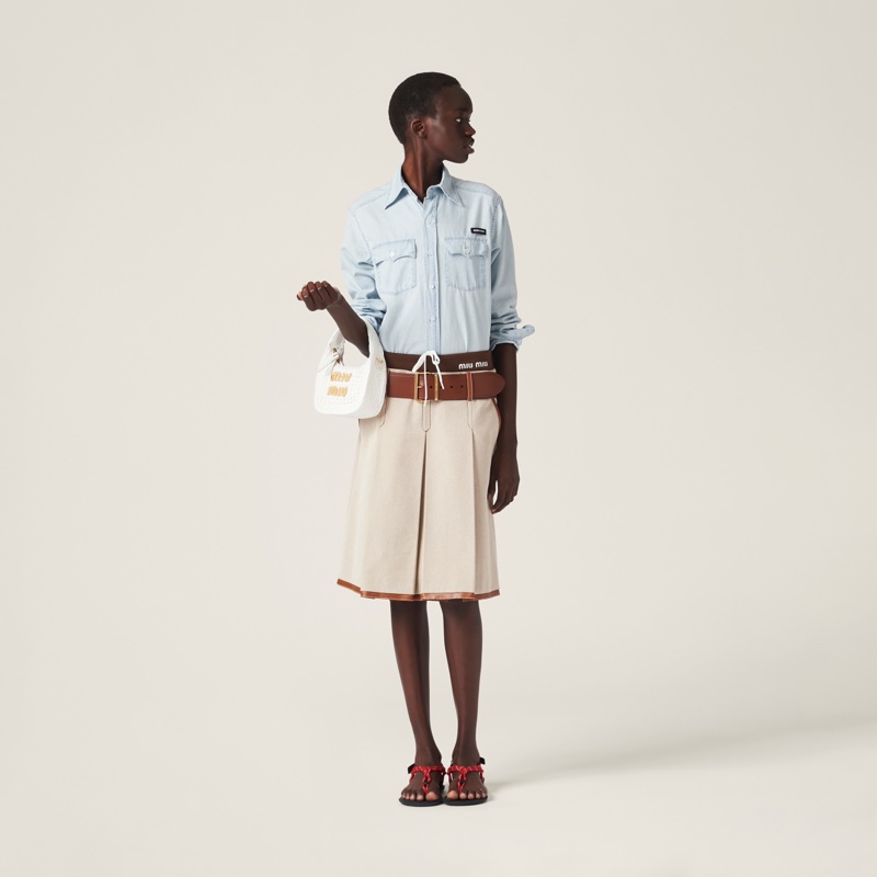 Miu Miu 女士 徽標單肩包均碼碼20cm*6cm*17cm-4