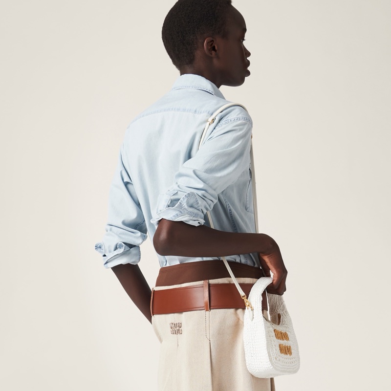 Miu Miu 女士 徽標單肩包均碼碼20cm*6cm*17cm-7