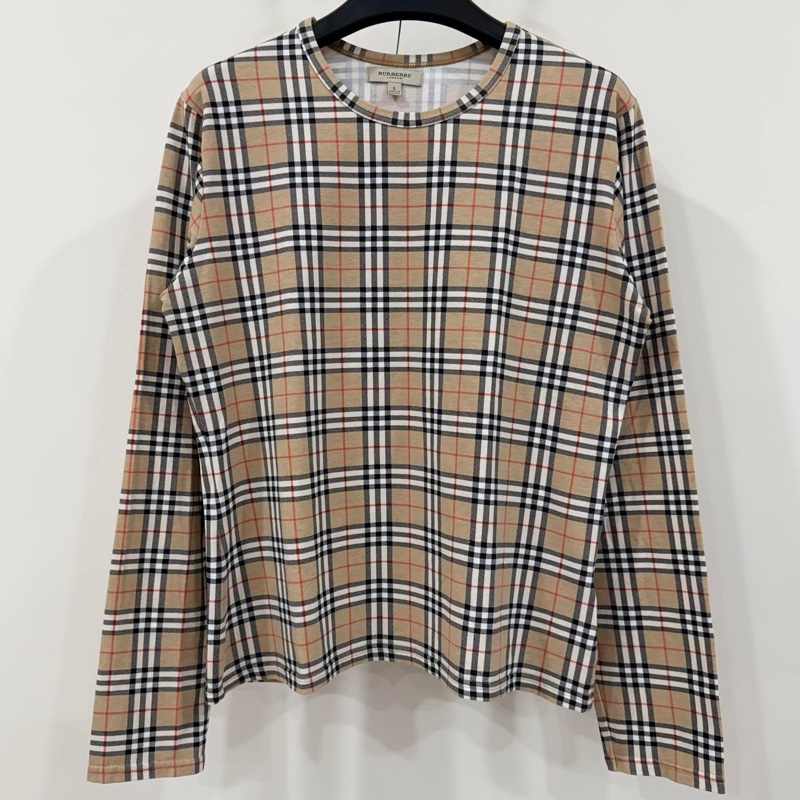 BURBERRY 倫敦 經典格紋長袖上衣-2